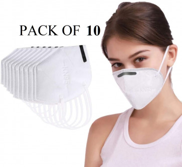 Face Mask KN95 Respirator WITH VALVE Protection Filter for Health, Hayfever Pollution Pollen Smoke and Personal Safety -  Reusable High Quality   Qty x 10 pieces