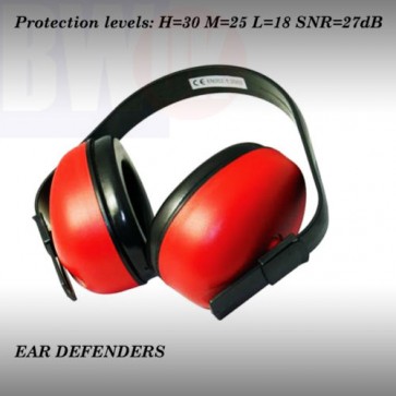 EAR DEFENDERS PLUGS MUFFS NOISE MUFF PROTECTION CONSTRUCTION HEALTH SAFETY (S44)