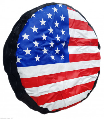 US American Flag Rear Spare Tyre wheel COVER wheelcover 4X4 CRV All Sizes
