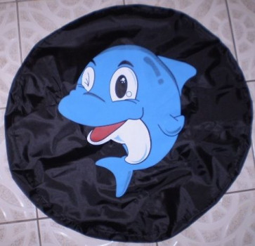 DOLPHIN 4X4 WHEEL COVER SPARE TYRE SUZUKI HONDA LANDROVER DISCOVERY FREELANDER