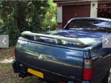 UNIVERSAL CAR SPOILER 148CM REAR BACK ABS UNPAINTED BRAKE LIGHT TRUNK BOOT NEW