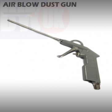 Long Nozzle Air Blow Dust Gun Precision Dusting 1/4 BSP Aluminium Pistol T22