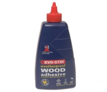 EVO-STIK Wood Adhesive GLUE Weatherproof strong QUICK DRY BOND big 500ml TB-EVE6