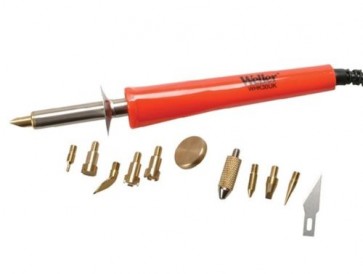 WELLER Professional Woodburning & Hobbyist Kit 240 Volt Top Class 13 Pc T37