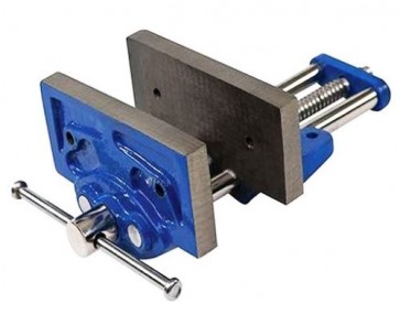 150MM WOOD WORKING BENCH VICE CAST IRON BODY CHROME STEEL SCREW HANDLE U136