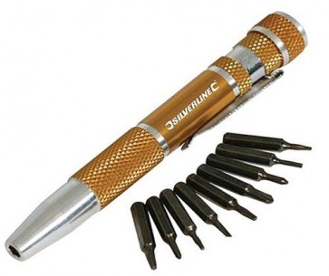 9 IN 1 PRECISION SCREWDRIVER BIT SET MAGNETIC MINI MICRO TORX SLOTTED U169