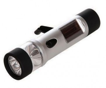 Solar Dynamo Torch 3 LED Lenser Wind-up camping boating hiking emergency U173
