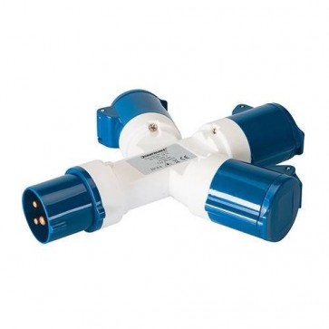 BRAND NEW 16A 3-WAY SPLITTER 240V PLUG SOCKET ELECTRICAL HEAVY DUTY U277