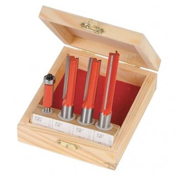 BRAND NEW KITCHEN ROUTER BIT SET 4PCE 1/4" 1/2" POWER TOOL ACCESSORY U334