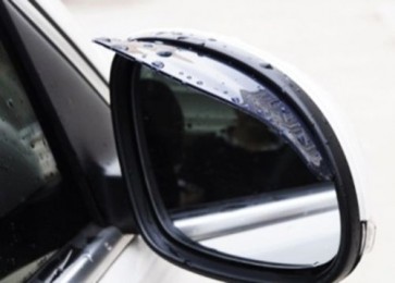 2 Car Wing Exterior Side Mirror waterproof Eyebrow Rain Protection Cover Cap U47
