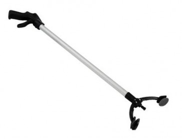 HAND HELD RUBBISH PICKER LITTER STICK ALUMINIUM GARDEN STREET FLOOR WORK U91