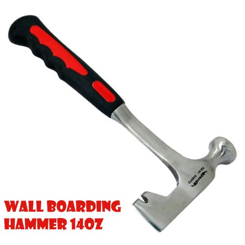 Wall Boarding Drywall Hammer Crowned 14oz One Piece Steel Handle