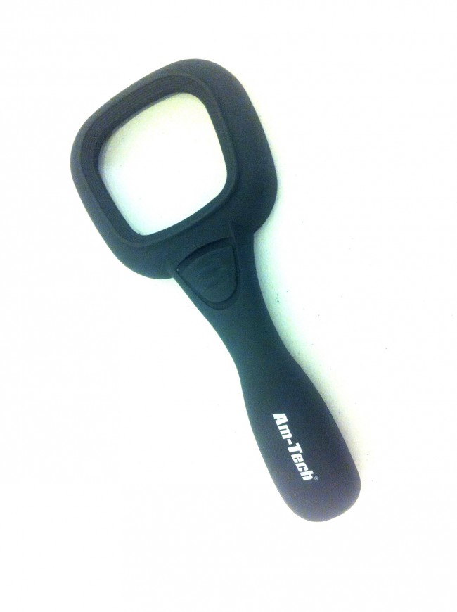 LED MAGNIFIER X 5 LED HOBBY WORK ZOOM HAND HELD READING LOUPE CA90