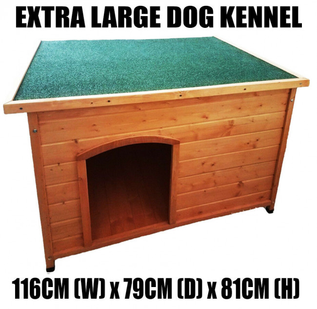 Extra Large Outdoor Dog Kennel Winter Pet House Shelter Wooden