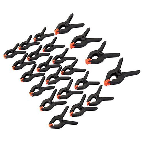 BRAND NEW SPRING CLAMP SET 22PCE 25 MM 19 MM WOODWORK CARPENTRY QUICK TOOL P91 Click