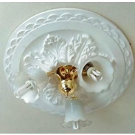 Large Beautiful Ornate white Ceiling rose (CR6)
