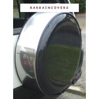 Chrome Stainless Steel Metal ring tyre tire 4x4 rear spare wheel cover wheelcover with lock and keys 