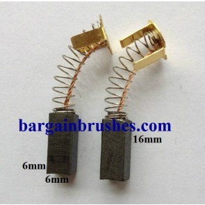 RUPES CARBON BRUSHES CN6 TN8 6X6X16 -E108