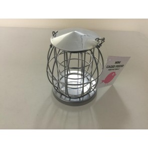 FAT BALL MINI FEEDER BIRD FOOD CAGED GARDEN FEEDING STATION CA20