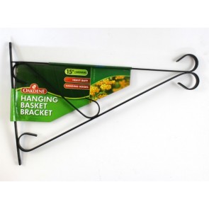 HANGING BASKET BRACKET 15 INCH HOOK WALL GARDEN FLOWERS HEAVY DUTY CA55