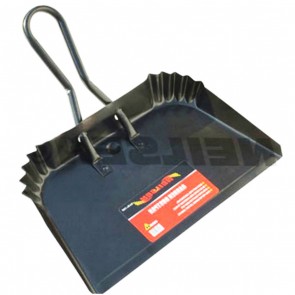 HEAVY DUTY GARDEN DUSTPAN METAL CONSTRUCTION GARAGE WAREHOUSE EXTRA WIDE 16" CA7