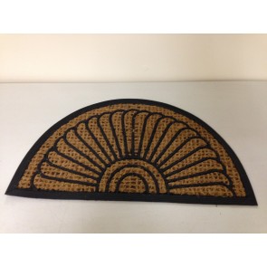 PANAMA HALF MOON TUFFSCRAPE DOOR MAT ENTRANCE DOORMAT SEMI CIRCLE HOUSEHOLD CA73