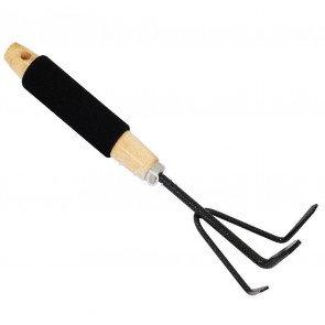 Garden Hand Cultivator Gardener Planting Fork Rake Weeder Soil Weeding CA8