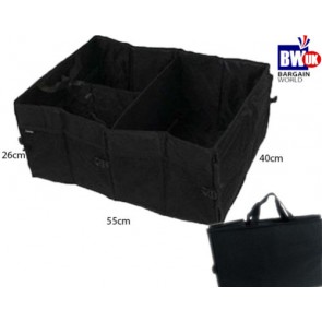 CAR BOOT STORAGE ORGANISER ORGANIZER TIDY COMPARTMENT FOLDING BOX WALLET BAG