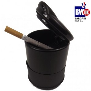 PORTABLE ASHTRAY ASH TRAY TRAVEL CARRY CIGARETTE HOLDER FIREPROOF SMOKE CUP UK
