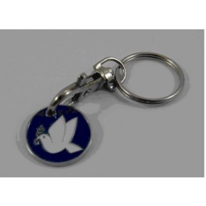 Peace Dove Love Pigeon keychain key chain gift car house steel keychain