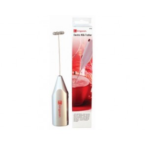 MILK FROTHER LIGHTWEIGHT STAINLESS STEEL SILVER CAPPUCCINO MILKSHAKE WHISK H18