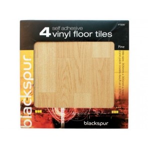 4PK SELF ADHESIVE FLOOR TILES PINE EFFECT FLOORING 4 SQ FT COVERED H30PINE