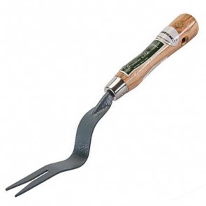 Forked Head Hand Weeder Puller Patio ash wood handle Garden Remove Weeds P19