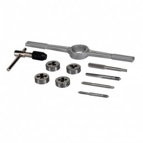BRAND NEW TAP & DIE SET METRIC 10PCE HAND TOOLS MECHANICAL ENGINEERING DIY P337