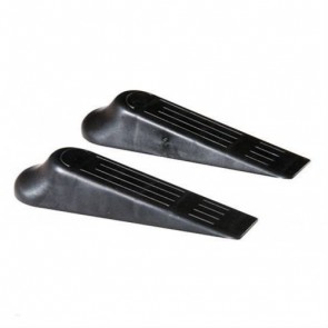 BRAND NEW DOOR WEDGES 2PK 120 MM WEDGE STOP PLASTIC STOPPERS HOME OFFICE P37