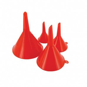 BRAND NEW FUNNEL SET 4 PCE PIECE FUNNELS PLASTIC AUTOMOTIVE HOME OFFICE P41