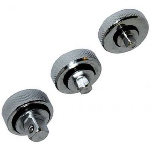 Palm Ratchet Wrench Socket Adapter Set Thumbwheel 1/4, 3/8 & 1/2" Universal P7