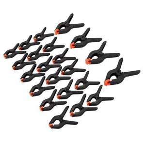 BRAND NEW SPRING CLAMP SET 22PCE 25 MM 19 MM WOODWORK CARPENTRY QUICK TOOL P91