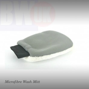 Microfibre flannel car wash mitt Window cleaning polishing mit washable S26