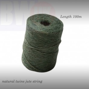 Garden String Jute Twine Green Maxi Parcel gardening Rope Ball Line 100m (S30)