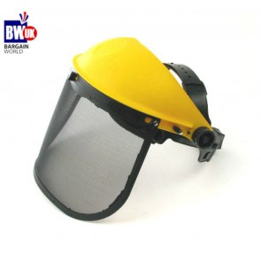 Mesh Face Shield Protection Safety Visor Shredder Gardening Helmet Visor S4
