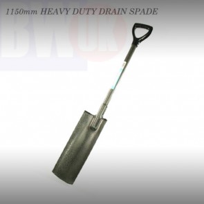 Durable 1150mm Drain Spade holes black hammered Contractors Building Tools S71