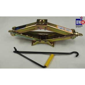 Scissor Jack 1.5 ton tonne Car Caravan Trailer Van 1500kg wind up CE approved