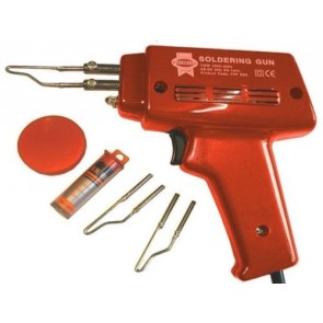 HEAVY DUTY FAST HEAT ELECTRIC SOLDERING GUN KIT 100W SOLDER 240V IRON TB-FAI11
