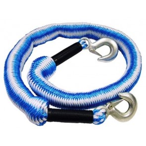 3 Ton Elasticated Car Tow Towing Rope Expanding Recovery Break Down 4m T30 TB-FAI6