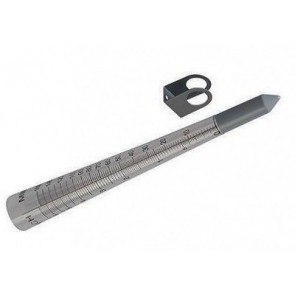 160mm Rain Gauge Measure Watering Level Rainfall Soil Metric Imperial Ground U1