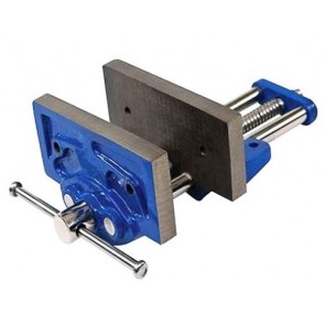 150MM WOOD WORKING BENCH VICE CAST IRON BODY CHROME STEEL SCREW HANDLE U136
