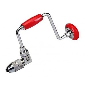 Hand Brace Drill Precision 4 Jaw Wood Drilling Handle + 3 Year Guarantee U142