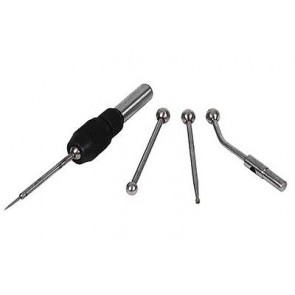 Wiggler And Centre Finder Set 5pce steel chuck holder needle point dia ball U161