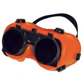 WELDING GOGGLES ROUND LENS FLIP EYE PROTECTION SAFETY PLASMA CUTTING WORK U193